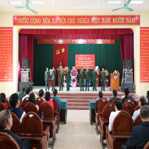 XÃ VĨNH HƯNG TỔ CHỨC HỘI NGHỊ TỔNG KẾT CÔNG TÁC QUỐC PHÒNG, QUÂN SỰ ĐỊA PHƯƠNG NĂM 2025; TRIỂN KHAI PHƯƠNG HƯỚNG, NHIỆM VỤ NĂM 2026 VÀ KỶ NIỆM 81 NĂM NGÀY THÀNH LẬP QUÂN ĐỘI NHÂN DÂN VIỆT NAM